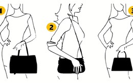 Quiz: Cách cầm túi xách tiết lộ điểm mạnh, điểm yếu của bạn