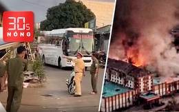 Bản tin 30s Nóng: Xe lu trôi cán chết người đi bộ; Xe tăng Thái Lan bắn cháy sòng bạc Campuchia