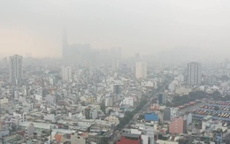 Lớp mù bao phủ khu vực trung tâm TP.HCM sáng 17-12