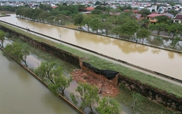 2,2 tỉ đồng xây khẩn cấp đoạn tường thành thuộc Đại Nội Huế bị lũ xô sập