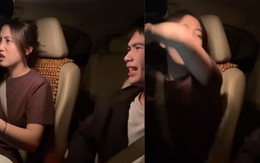 Chồng bị quát không trượt phát nào khi dạy vợ lái ô tô