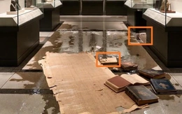 Bảo tàng Louvre có rò rỉ nước như hình ảnh lan truyền trên mạng?