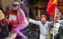 Tổng hợp những màn ăn mừng độc lạ của cổ động viên sau trận thắng Thái Lan