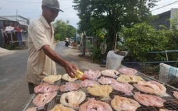 Dân biên giới tất bật làm khô đủ loại cung ứng thị trường Tết