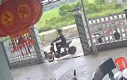 Cậu chủ ngã sõng soài vì được chó cưng chào đón 'trên mức nhiệt tình'