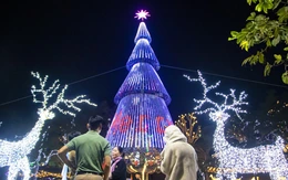 Nhà thờ Đà Nẵng rực sáng đón Giáng sinh, người dân nô nức check-in