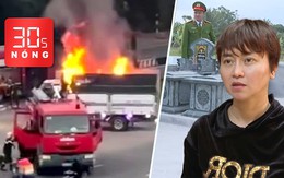 Bản tin 30s Nóng: Tài xế lái xe tải đang cháy tới trạm cứu hỏa; Giả chết để trục lợi bảo hiểm