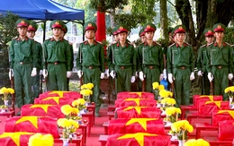 Truy điệu, an táng 183 hài cốt liệt sĩ tại hai nghĩa trang ở Tây Ninh