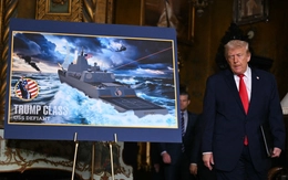 Ông Trump công bố Mỹ đóng lớp tàu chiến mới mang tên 'Trump'
