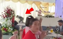 MC dở khóc dở cười vì vô tình cướp spotlight của cô dâu chú rể