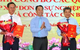Cà Mau công bố 21 giám đốc, phó giám đốc ban quản lý dự án chuyên ngành