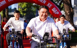 Khánh thành làn đường ưu tiên xe đạp trên đường Mai Chí Thọ sau hơn 2 tháng thi công