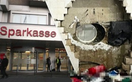 Hiện trường nhóm trộm ngân hàng ở Đức khoan tường, phá 3.000 két sắt lấy đi 35 triệu USD