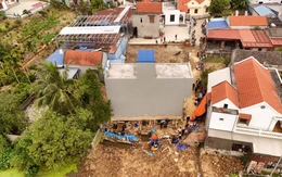 'Thần đèn' đã dời xong ngôi nhà 'xây nhầm' trên đất người khác ở Hải Phòng