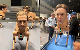 Robot mặt Elon Musk mang thân hình... chó gây sốt