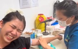 Cười sảng với cô gái sợ kim tiêm