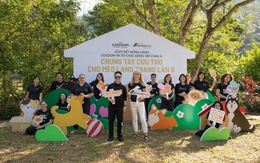 Mỹ phẩm thuần chay Cocoon tiếp tục chung tay cứu trợ chó mèo lang thang