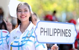 Nhan sắc rực rỡ của các cô gái Thái Lan tại lễ thượng cờ SEA Games 33