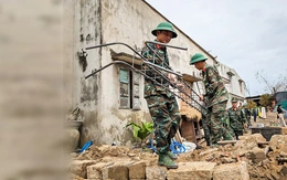 Dựng lại mái nhà cho dân vùng bão lũ