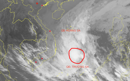 Vùng áp thấp trên Biển Đông khả năng mạnh lên thành áp thấp nhiệt đới