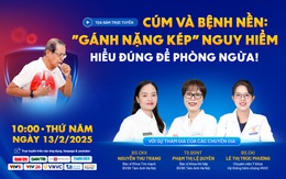 Trực tiếp: Talkshow 'Những thông tin mới về nhiễm cúm mùa ở người có bệnh nền'