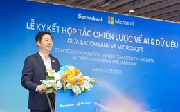 Sacombank và Microsoft Việt Nam ký kết hợp tác chiến lược về AI và dữ liệu