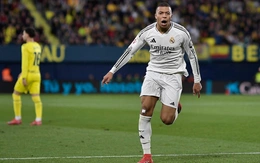 Mbappe lập cú đúp đưa Real Madrid lên đầu bảng