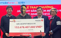 Thêm 1 khách hàng nữa ở TP.HCM trúng Jackpot của Vietlott