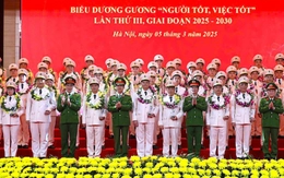 Bộ tư lệnh Cảnh sát cơ động biểu dương 80 cán bộ chiến sĩ gương 'người tốt, việc tốt'