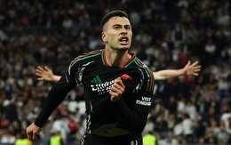 Arsenal đánh bại Real Madrid ở cả 2 lượt trận tứ kết Champions League