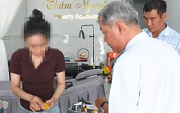 Phạt 25 triệu đồng, đình chỉ hoạt động một cơ sở dịch vụ thẩm mỹ ở Mỹ Tho