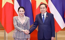 Chủ tịch Quốc hội Trần Thanh Mẫn tiếp đón Thủ tướng Thái Lan