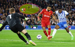 Fan Liverpool ‘sốc toàn tập’ khi Salah sút trượt khung thành trống cách 7m