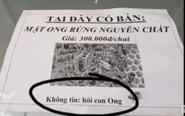 Ảnh vui 21-5: Mật ong rừng nguyên chất - Không tin 'hỏi... con ong'