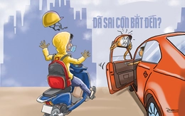 Mở cửa ô tô bất cẩn còn đòi bồi thường 3 triệu đồng!