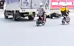 Tai nạn thương tâm khiến người đi xe máy tử vong qua góc nhìn từ camera nhà dân
