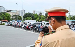 Cảnh sát giao thông Hà Nội tăng cường máy quay ghi hình vi phạm tại các nút giao trọng điểm