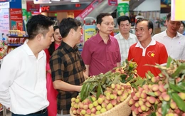 Vải thiều Lục Ngạn lên kệ siêu thị