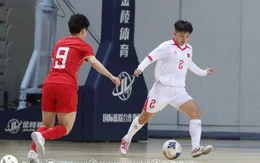 Tuyển futsal nữ Việt Nam thua Trung Quốc