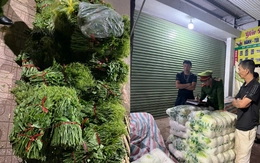 Thu giữ hơn 3 tạ rau quả nhiễm hóa chất độc hại