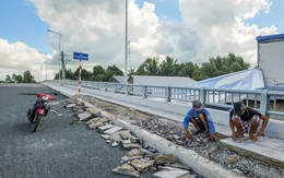 Khắc phục lún nứt đường dẫn cầu tuyến tránh Giồng Riềng 50 tỉ đồng