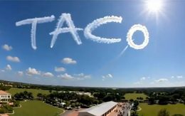 Dòng chữ 'TACO' chế giễu ông Trump trong video, nghi ngờ do AI tạo ra?