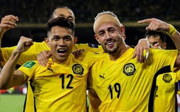 Bảng xếp hạng Asian Cup 2027: Malaysia chiếm ngôi đầu bảng F của Việt Nam