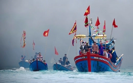 Độc đáo lễ hội cầu ngư ở vạn chài Lộ Diêu