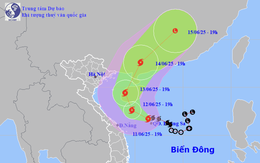Bão số 1 vẫn có thể sẽ đi vào vịnh Bắc Bộ, cảnh báo gió giật cấp 11-12