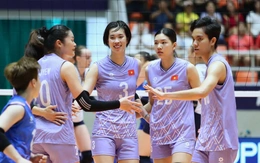 Áp đảo Kazakhstan, bóng chuyền nữ Nam lần thứ 3 liên tiếp vào chung kết AVC Nations Cup