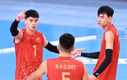 Bóng chuyền nam Việt Nam vào tứ kết AVC Nations Cup chỉ sau 1 trận