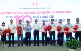 Tỉnh Đồng Tháp tặng bằng khen Văn phòng đại diện báo Tuổi Trẻ vùng Tây Nam Bộ