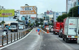 Sắp mở dải phân cách đường Cộng Hòa, người dân vào nhà ga T3 đỡ đi đường vòng
