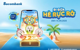 Vòng quay may mắn hơn 2,2 tỉ đồng chờ đón người dùng Sacombank pay